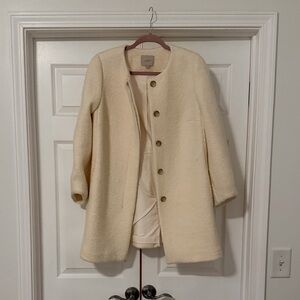 LOFT Cream Coat